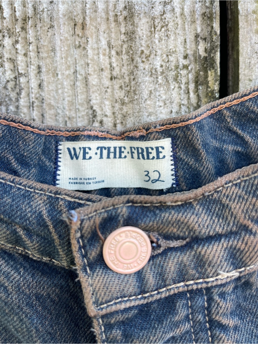 We The Free Lucky You Mid Rise Barrel Jeans Archive Grey Size 32 Women’s - Picture 8 of 16